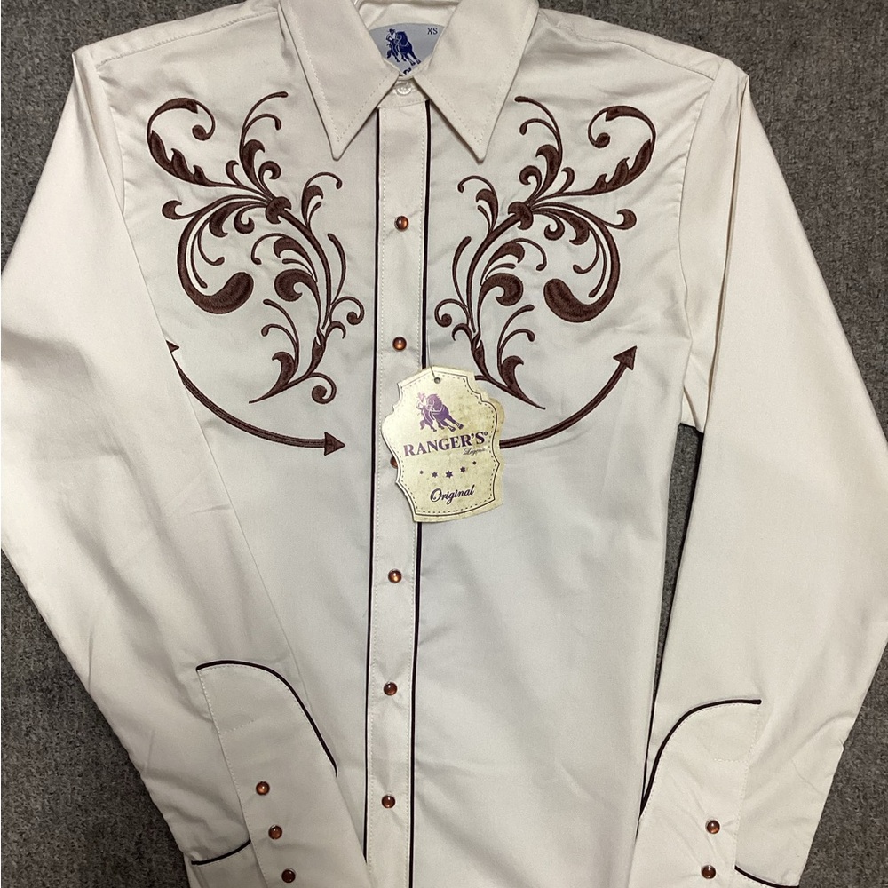 Rangers Fitted Men’s Western Shirt